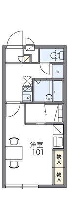 レオパレスハレルヤの物件間取画像